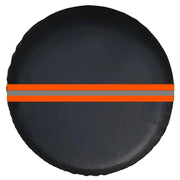16inch Thickened Imitation Leather Car Tire Protector Spare Tire Cover With Reflective Stripes(FG-2 Red)