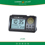 Simple Desktop Clock Perpetual Calendar Alarm Clock(Black)