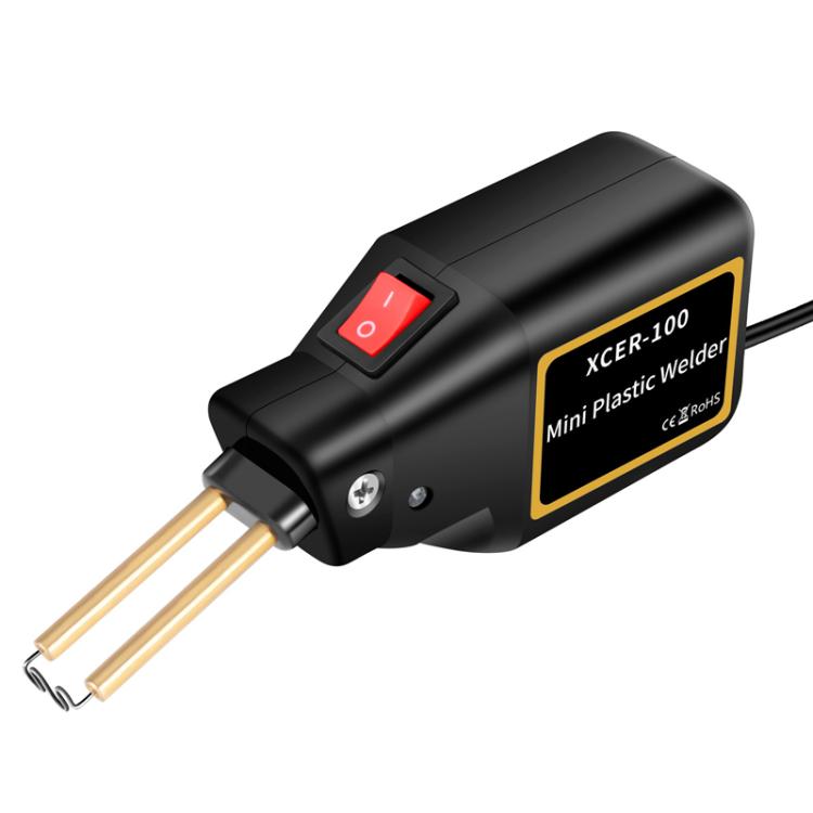 Car Bumper Welding Plastic Welding Tools Welding Wire Patch Nail Hot Stapler Repair Welder, Plug: UK Plug