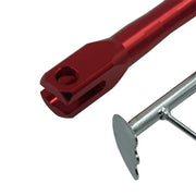 Motorcycle E-Bike Foot Support Retrofit Accessory Retractable Side Stand(Red)