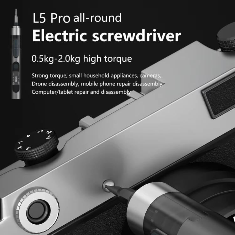 MaAnt L5Pro With 24 Batches Multi-Function Small Electric Screwdriver Set For Mobile Phone Repair