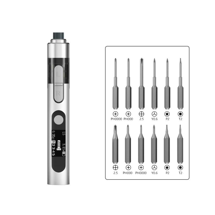 MaAnt L5 With 12 Batches Multi-Function Small Electric Screwdriver Set For Mobile Phone Repair