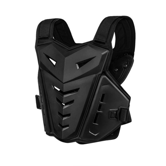 SULAITE Motocross Armor Vest Motorcycle Rider Chest Protection Equipment Racing Anti-Fall Armor Protector, Size: Uniform(Black)