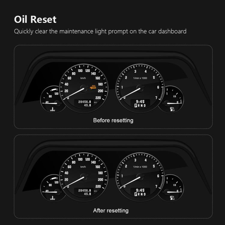 M302 Car Oil Reset Code Reader Automotive Maintenance Light Zero Reset Fault Diagnosis Tool