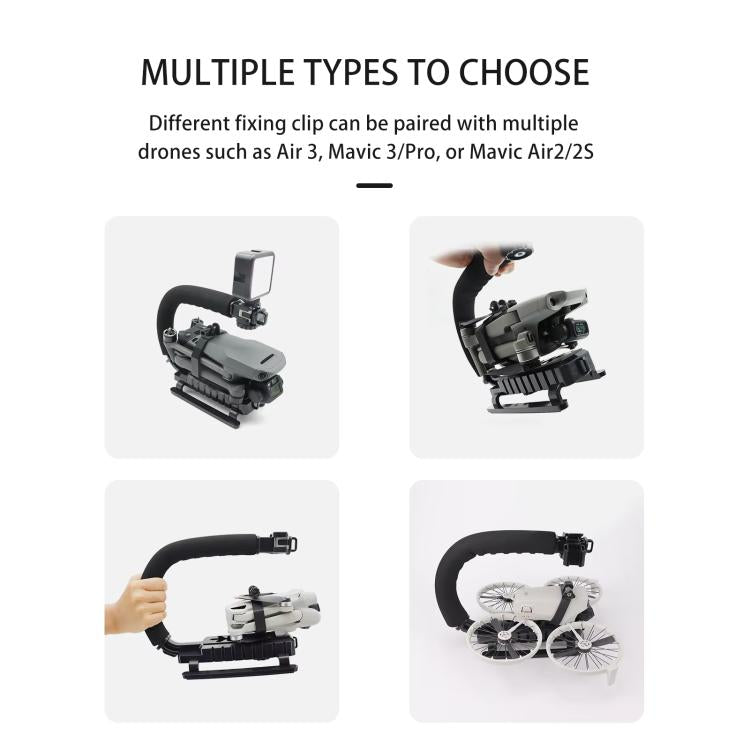 For DJI Air 2 / Air 2S CQT  U-shape Handheld Stabilizer Kit For Cinematic Shots, Wedding Videography & Daily Vlogging