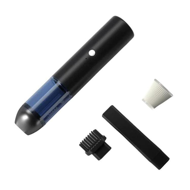 Portable Wireless Car Vacuum Cleaner Small Chargeable Handheld Wet / Dry Large Suction Household Vacuum Cleaner(Black)