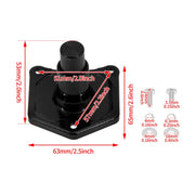 For Harley Motorcycle Modification Starter Switch Solenoid Valve Cover(Black)