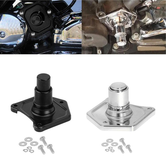For Harley Motorcycle Modification Starter Switch Solenoid Valve Cover(Black)