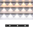40cm Rechargeable Motion Sensor Light Bar Cabinet Wardrobe Lamp With Remote Control(Black) - Sensor LED Lights by PMc TechLife | Online Shopping South Africa | PMc TechLife | Buy Now Pay Later Mobicred