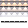80cm Rechargeable Motion Sensor Light Bar Cabinet Wardrobe Lamp With Remote Control(Black) - Sensor LED Lights by PMc TechLife | Online Shopping South Africa | PMc TechLife | Buy Now Pay Later Mobicred