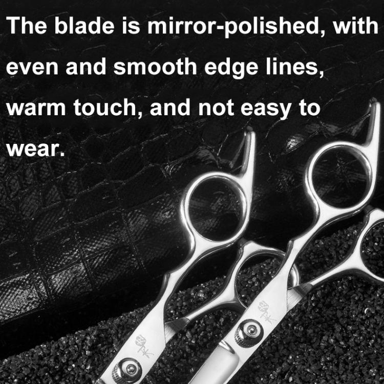 Stainless Steel Haircutting Scissors Set Hair Cutting Tools, Spec: 8-in-1 Half-gold