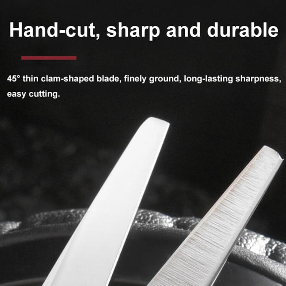 Stainless Steel Haircutting Scissors Set Hair Cutting Tools, Spec: 8-in-1 Half-gold