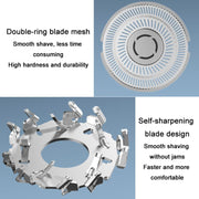 For Xiaomi Mijia S300 / S500 / S500C / MJTXD01SKS Electric Shaver Blade Head Replace Accessories, Style: Upper Half Head ( With Single Layer Blade )
