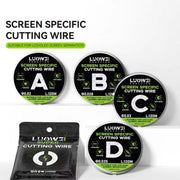 LUOWEI 120M Cell Phone LCD Screen Separation Line High Hardness Cutting Diamond Wire, Spec: A 0.02mm