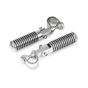 For Harley Motorcycle Modification Collapsible Footpegs Foot Guard Spike Mounted Pedals(Electroplating)