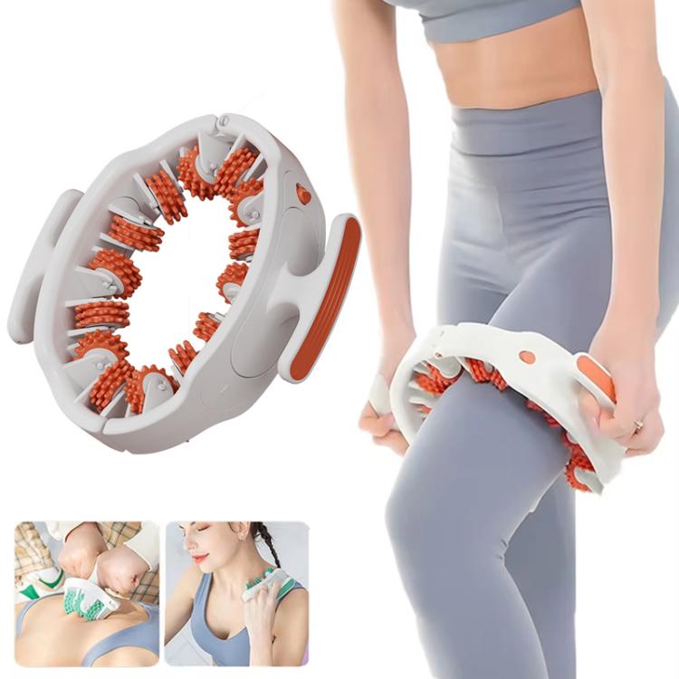 KEDU Leg Roller Massager Slimming Leg Roller Inner Thigh Calf Muscle Relaxation Trainer Manual Massager(Cherry Pink)