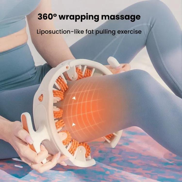KEDU Leg Roller Massager Slimming Leg Roller Inner Thigh Calf Muscle Relaxation Trainer Manual Massager(Cherry Pink)