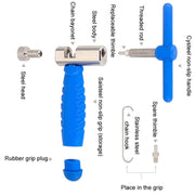 Mountain Bicycle Chain Cutter Steel Chain Release Tool(Black)