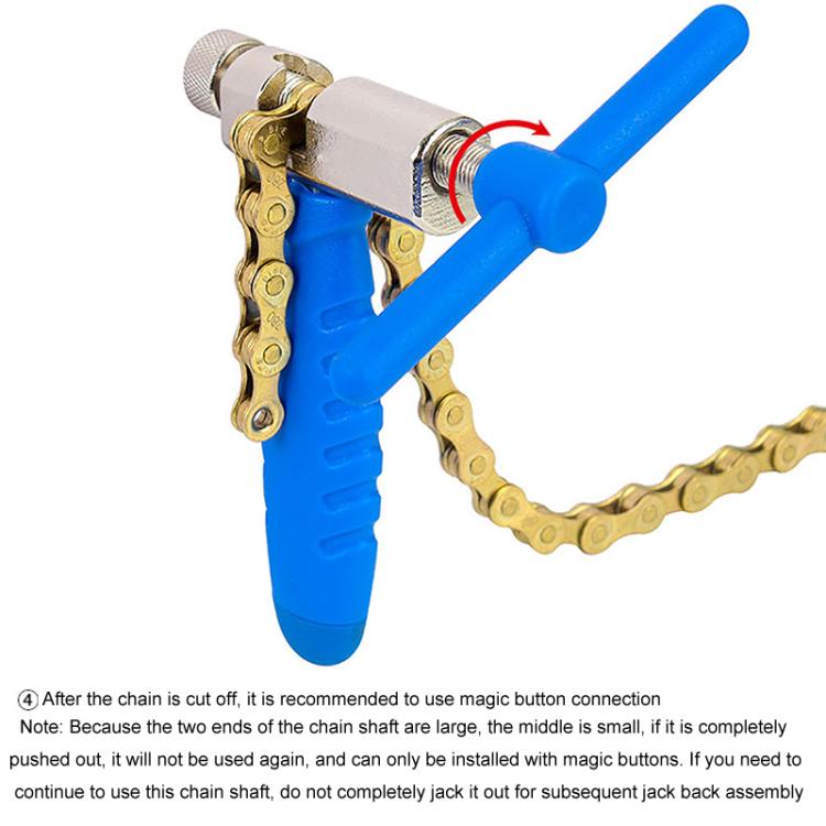 Mountain Bicycle Chain Cutter Steel Chain Release Tool(Black)