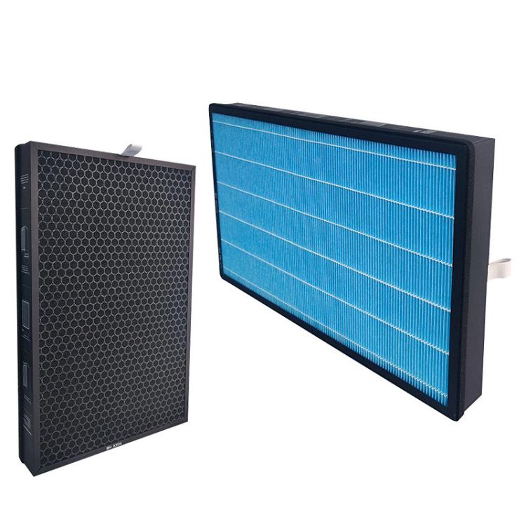 For Xiaomi Air Purifier Max 2pcs Filter HEPA Activated Carbon Purification Filter Element(Green)