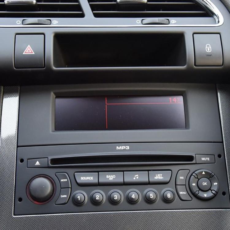 For 307 C4 Triumph 3008 Car Driving Computer Screen Frame Center Multi-function Screen Navigation Frame(Without Screws)