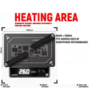 LUOWEI HS3 Universal Preheating Heating Station Layered Lamination Tinning Degumming Heating Station US Plug