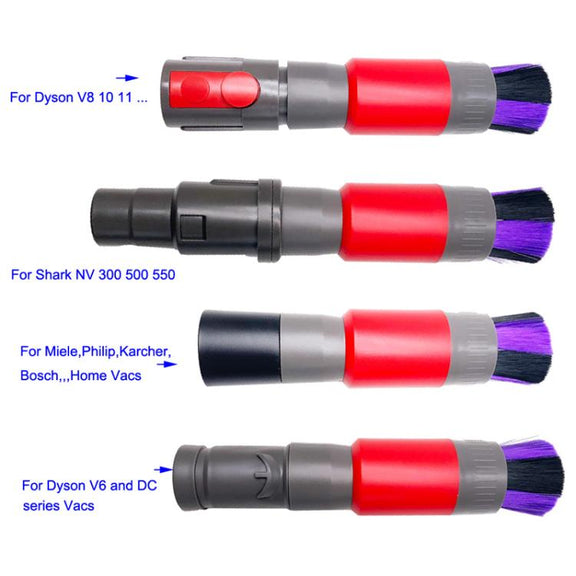 32mm Soft Brush Vacuum Cleaner Dusting Streak Free Soft Brush Replacement Accessory Set