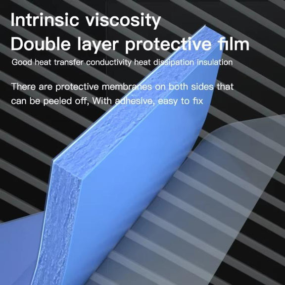 MaAnt DR-03 100pcs /Box Insulating Thermal Conductive Silicone Spacer CPU Thermal Spacer(Blue)