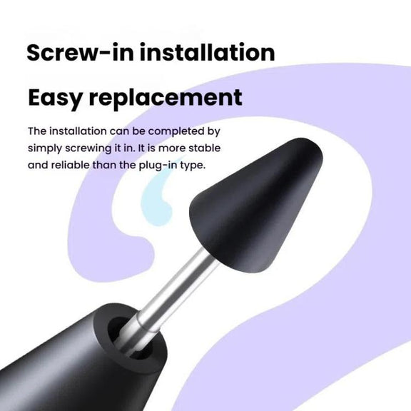 For Xiaomi Pad 6S Pro / Max 14 Focus Pen Replacement Tip Pencil Nibs, Spec: Needle Black