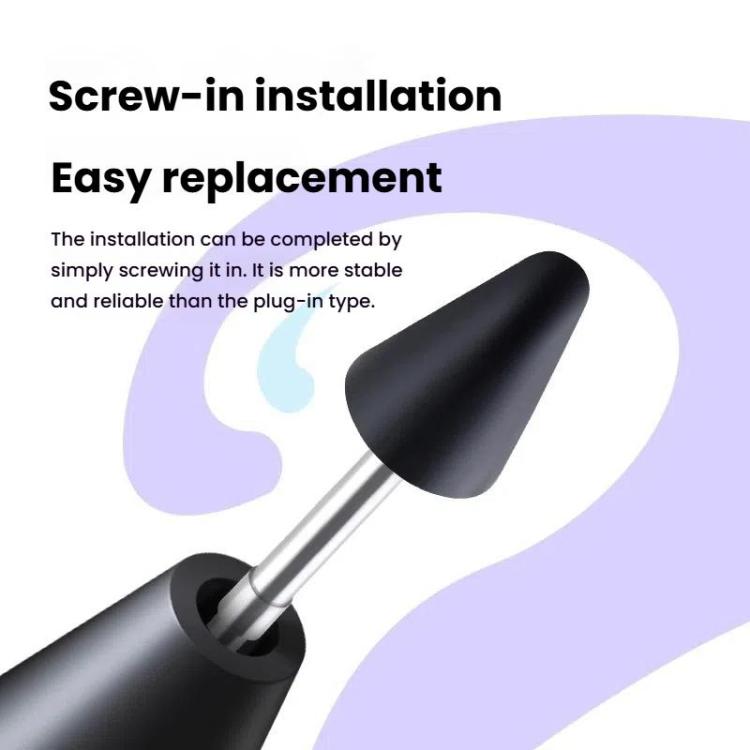 For Xiaomi Pad 6S Pro / Max 14 Focus Pen Replacement Tip Pencil Nibs, Spec: Needle Black