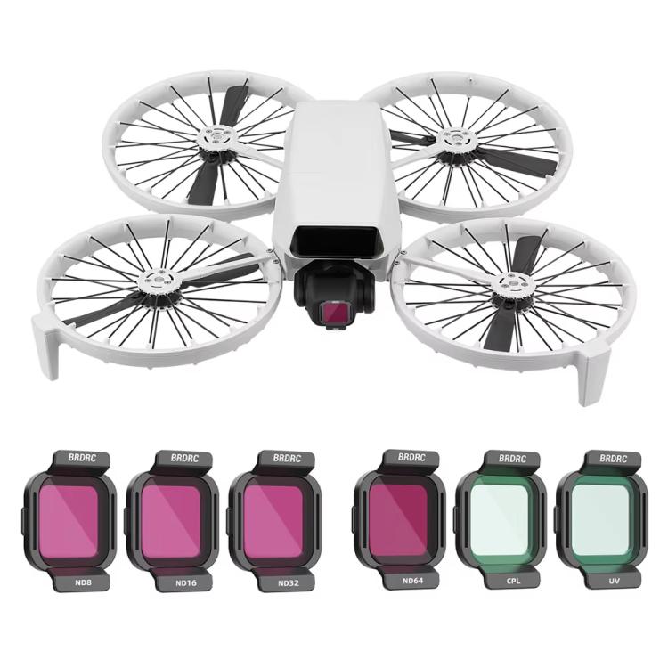 For DJI Flip BRDRC Lens Filters Protective Lens Accessories, Style: UV