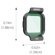 For DJI Flip BRDRC Lens Filters Protective Lens Accessories, Style: ND8
