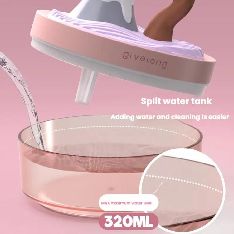 Givelong Mini Portable Landscape Humidifier Plant Pot Hydrator Mister USB Car Spray Aromatherapy Diffuser(Coconut Tree)