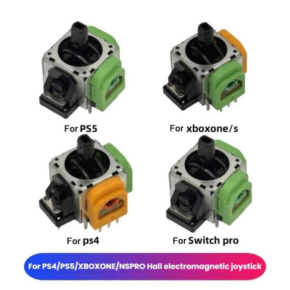 2pcs For XBOX High Precision Adjustable Hall Electromagnetic Joystick IC Rocker Accessories