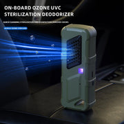 Car Air UVC Deodorizer USB Charging Ozone Purifier(Green)