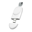 For Apple Watch 1/2/3/4/5/6/7/8/9/10/SE Portable USB Magnetic Wireless Charger(White) - Charger / Holder by PMC TechLife | Online Shopping South Africa | PMC TechLife | Buy Now Pay Later Mobicred