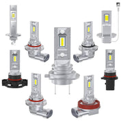 2pcs Mini 1:1 Direct Plug Car LED Headlight Bulb, Specifications: H1(White Light)