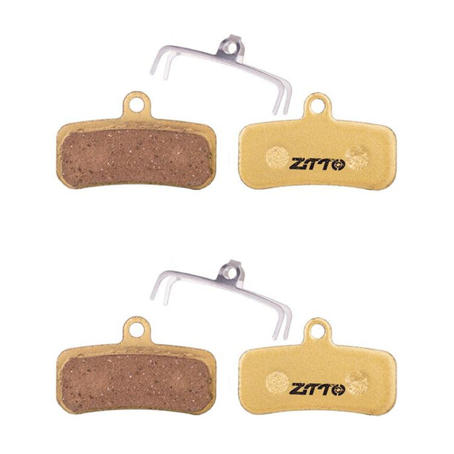 2pairs ZTTO Mountain Bike Full Metal Copper Base Lining Oil Disc Block Brake Pad, Model: MJ-01E