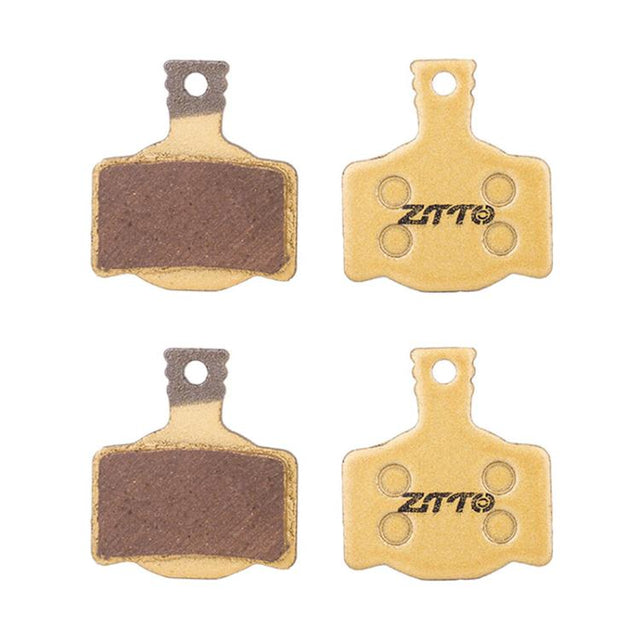 2pairs ZTTO Mountain Bike Full Metal Copper Base Lining Oil Disc Block Brake Pad, Model: MJ-03F