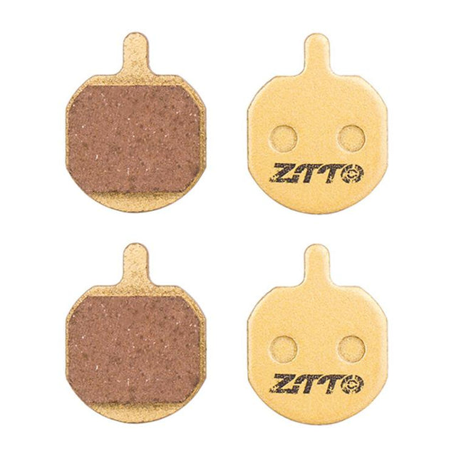 2pairs ZTTO Mountain Bike Full Metal Copper Base Lining Oil Disc Block Brake Pad, Model: MJ-04B