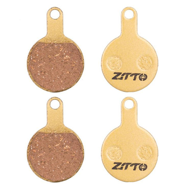 2pairs ZTTO Mountain Bike Full Metal Copper Base Lining Oil Disc Block Brake Pad, Model: MJ-07C