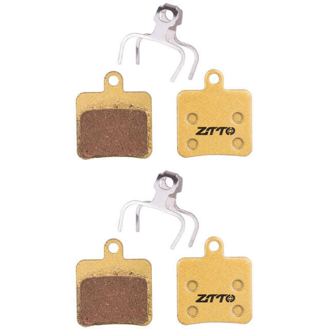 2pairs ZTTO Mountain Bike Full Metal Copper Base Lining Oil Disc Block Brake Pad, Model: MJ-11D