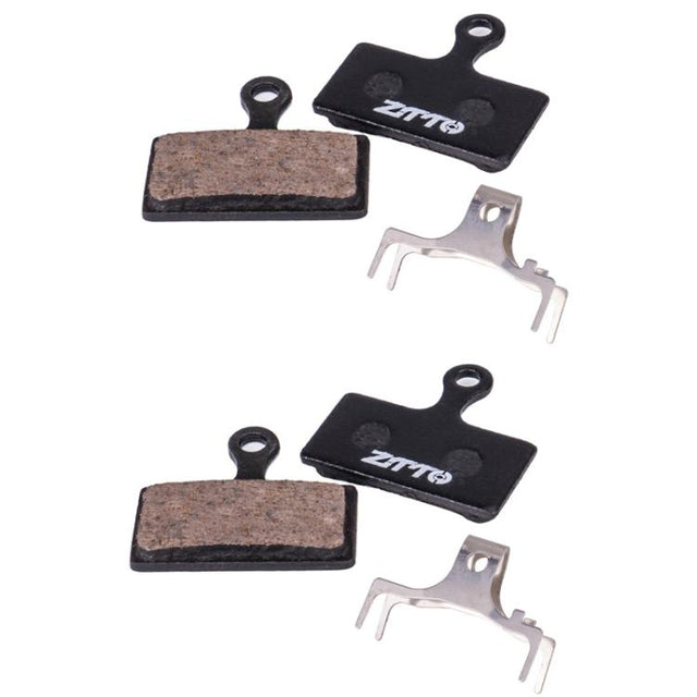 2pairs ZTTO Bicycle Disc Braking Pads Mountain Bike Semi-Metallic Resin Brake Pads, Model: MS-01F