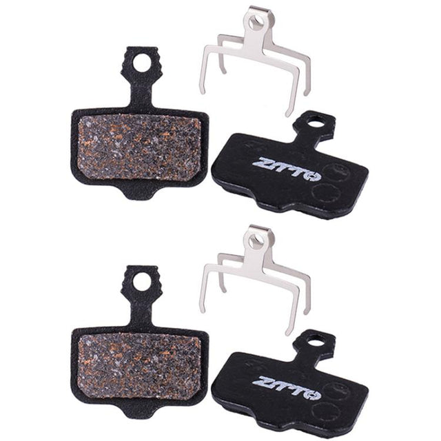 2pairs ZTTO Bicycle Disc Braking Pads Mountain Bike Semi-Metallic Resin Brake Pads, Model: MS-02D