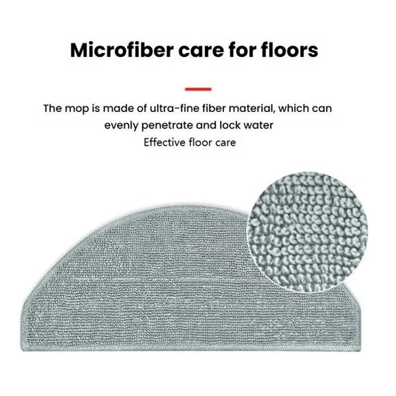 3pcs Mops For Xiaomi C103 / E10 / B112 / 3C Sweeping and Mopping Robot Accessories