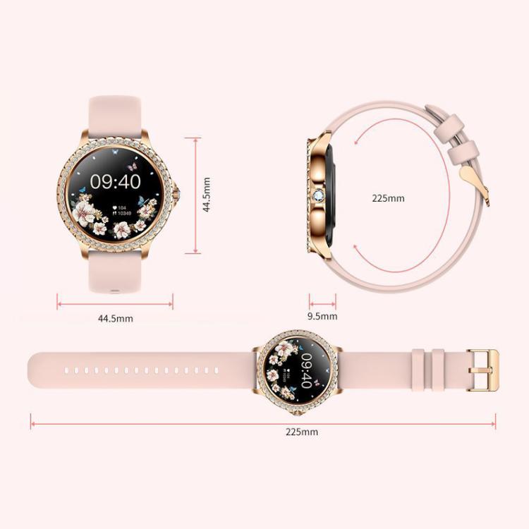 Bluetooth Calling AI Voice Assistant Life Water-resistant Sports Smartwatch, Color: Black Mesh Strap+Silicone Strap