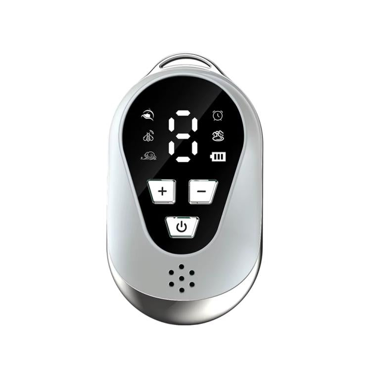 SM-1028 LCD Display CES Low-frequency Pulse Smart Handheld Music Sleep Instrument(White)