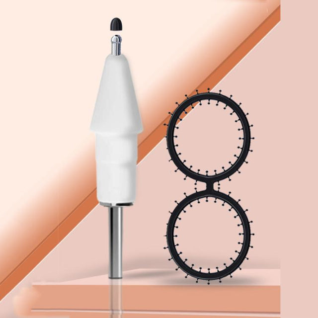 For Xiaomi Smart Pen 2nd Gen Replacement Tip Damped Needle-tip Pen Nib With 2 Circles Pen Tip Cap White