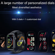 QS50 1.47inch TFT Screen Smart Wristband Support Bluetooth Calling / Oxygen Detection / Sleep Detection / Heart Rate Detection(Pink)