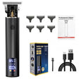 Rechargeable Haircut Kit Hair Clippers For Men - Zero Blade Trimmer For Vintage Oil Head & Bald Head Styles(Black) - free shipping - PMC TechLife - Order now!